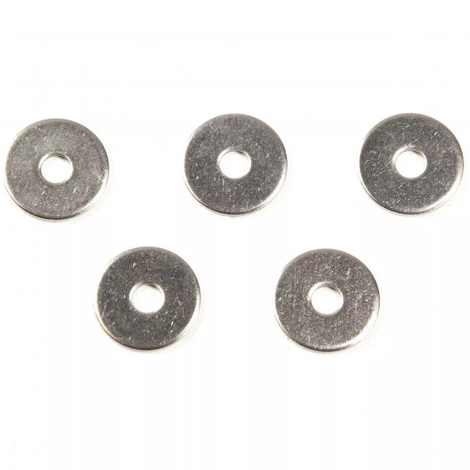 Stainless Steel Flat Washers - 11/16 In. - 5 Pack