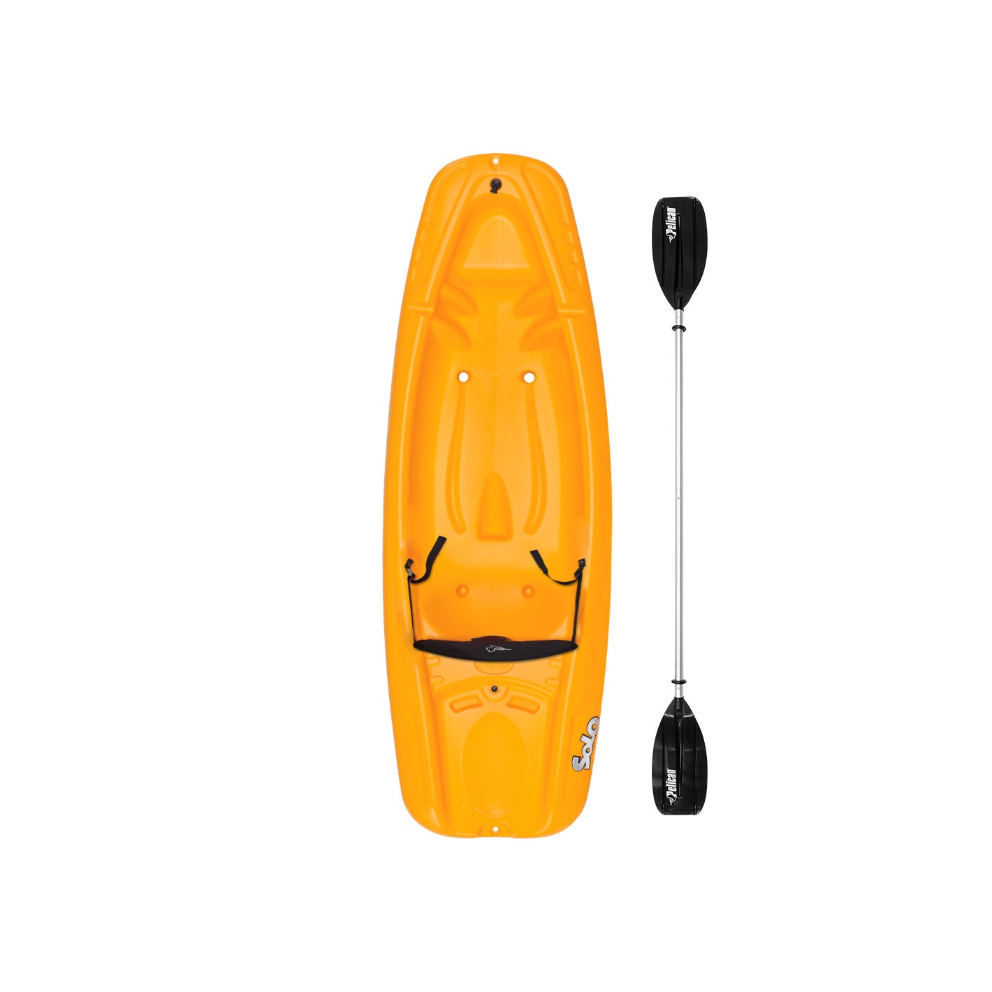 Solo Kids Kayak with Paddle/Flag/Backrest